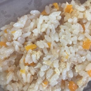 【炊飯器】ツナと人参の炊き込みご飯